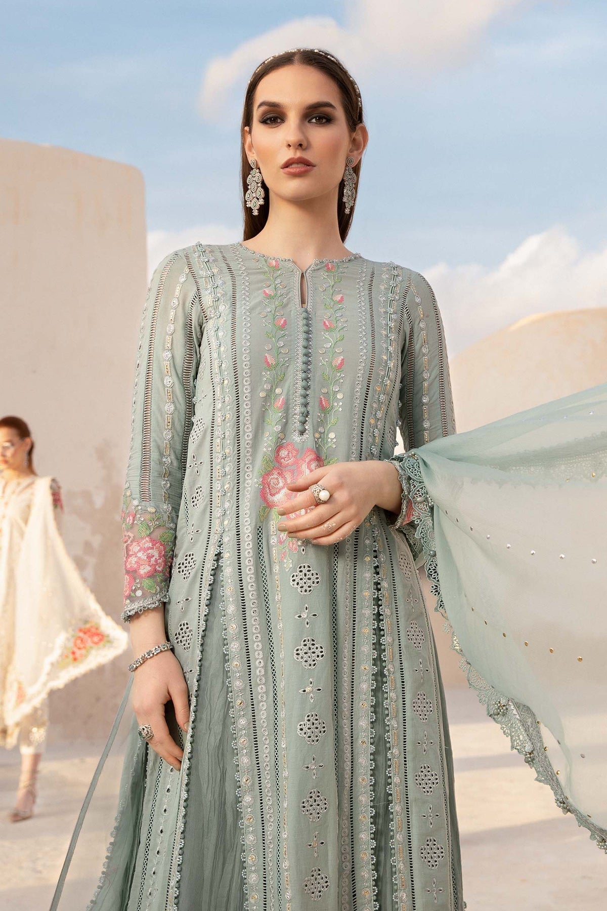 Maria B | Voyage a' Luxe Lawn | D-2412-B - House Of Hania