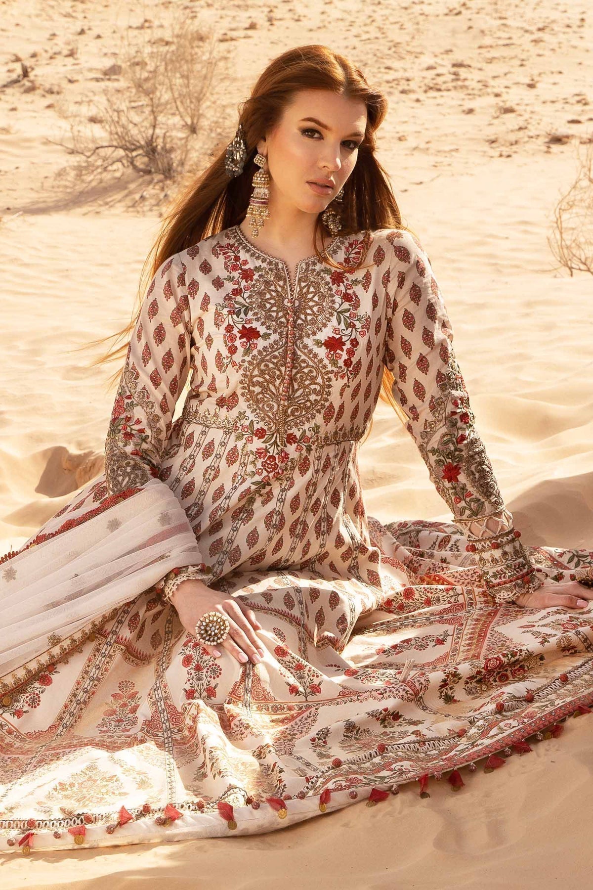 Maria B | Voyage a' Luxe Lawn | D-2413-A - House Of Hania