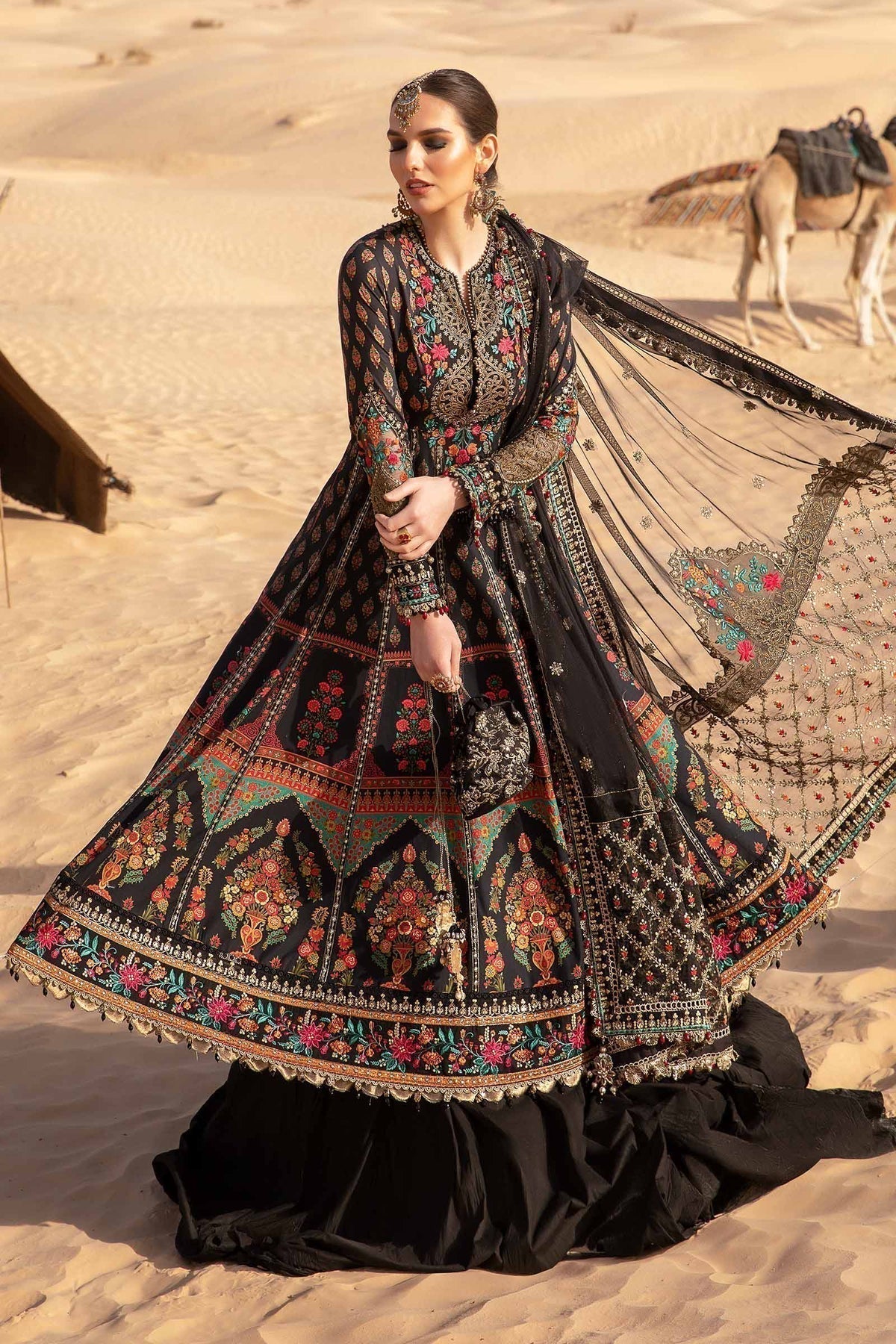 Maria B | Voyage a' Luxe Lawn | D-2413-B - House Of Hania