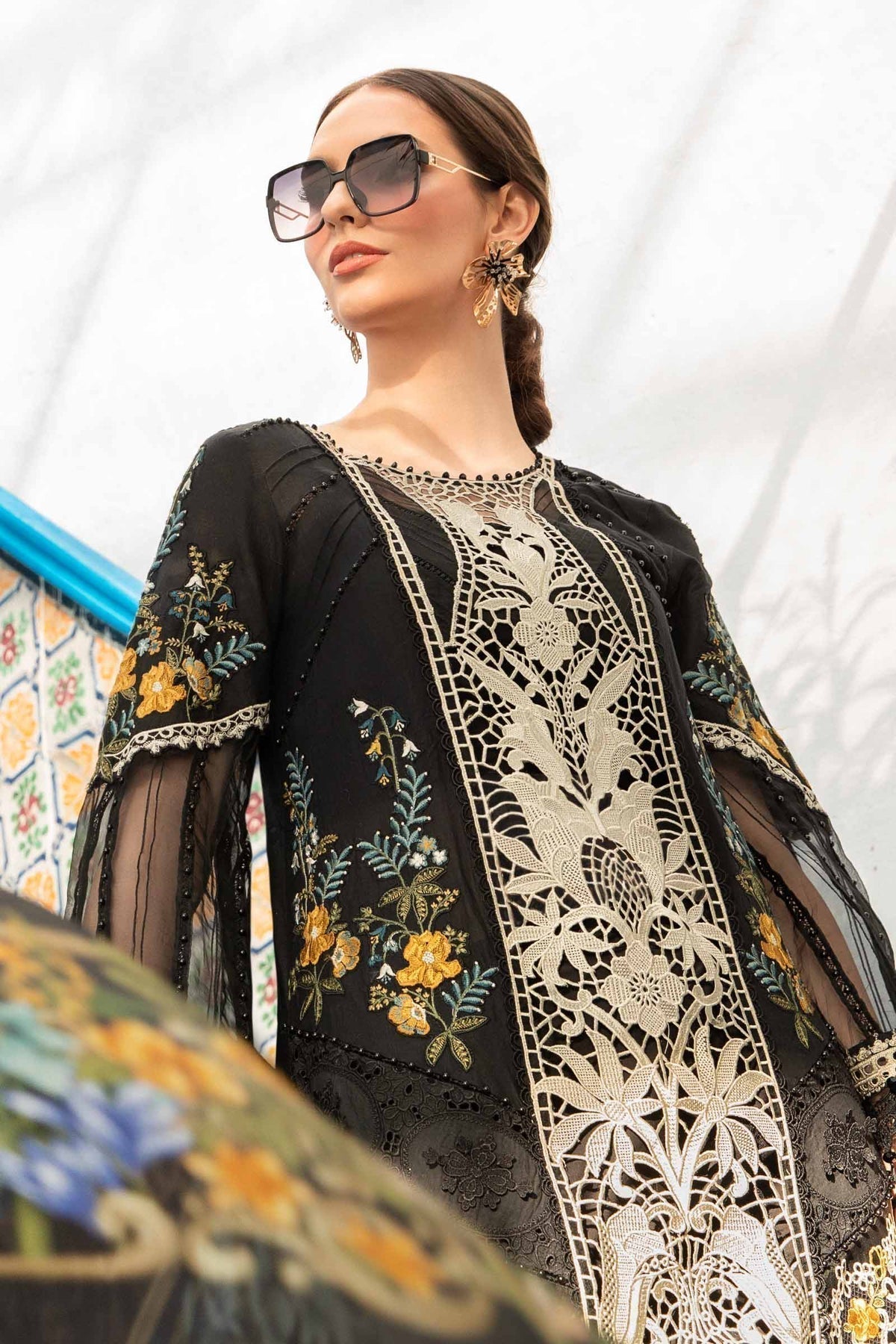 Maria B | Voyage a' Luxe Lawn | D-2415-B - House Of Hania