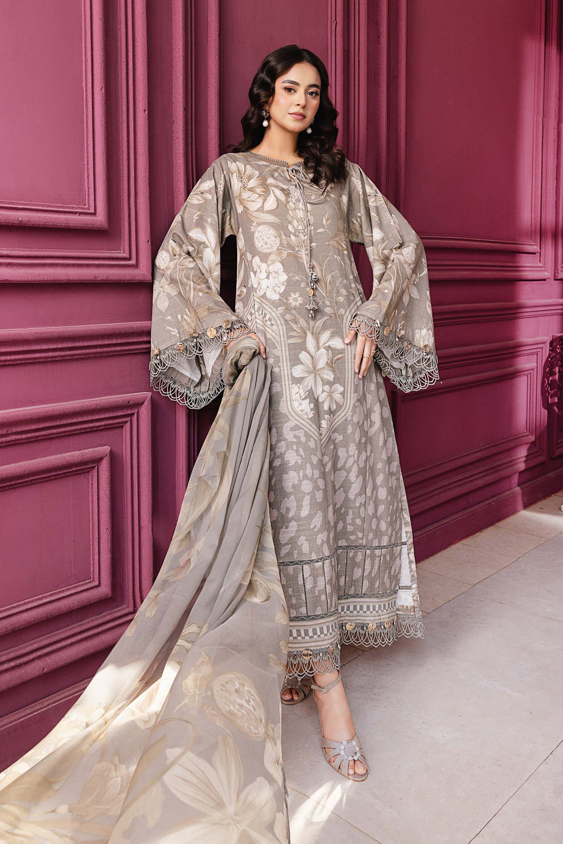 Maria B | Winter Basics 25 |MB-CUS25-1101A - House Of Hania