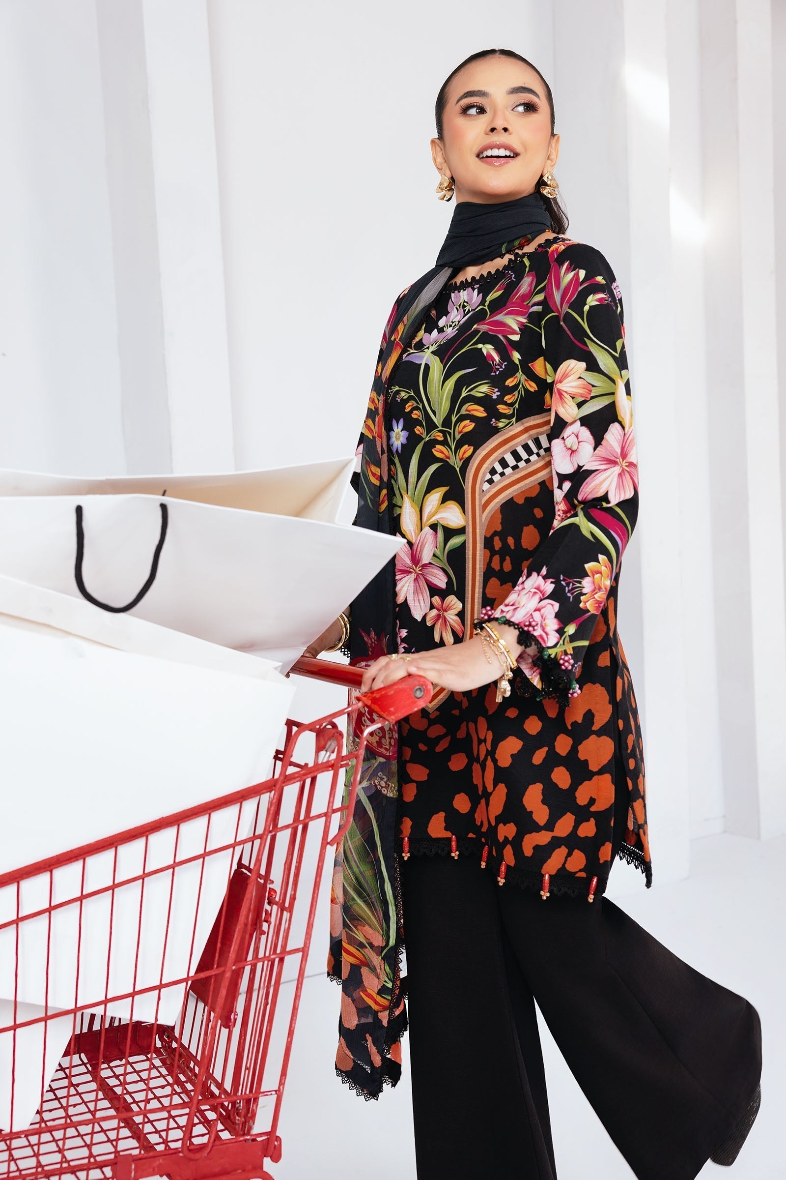 Maria B | Winter Basics 25 | MB-CUS25-1101B - House Of Hania