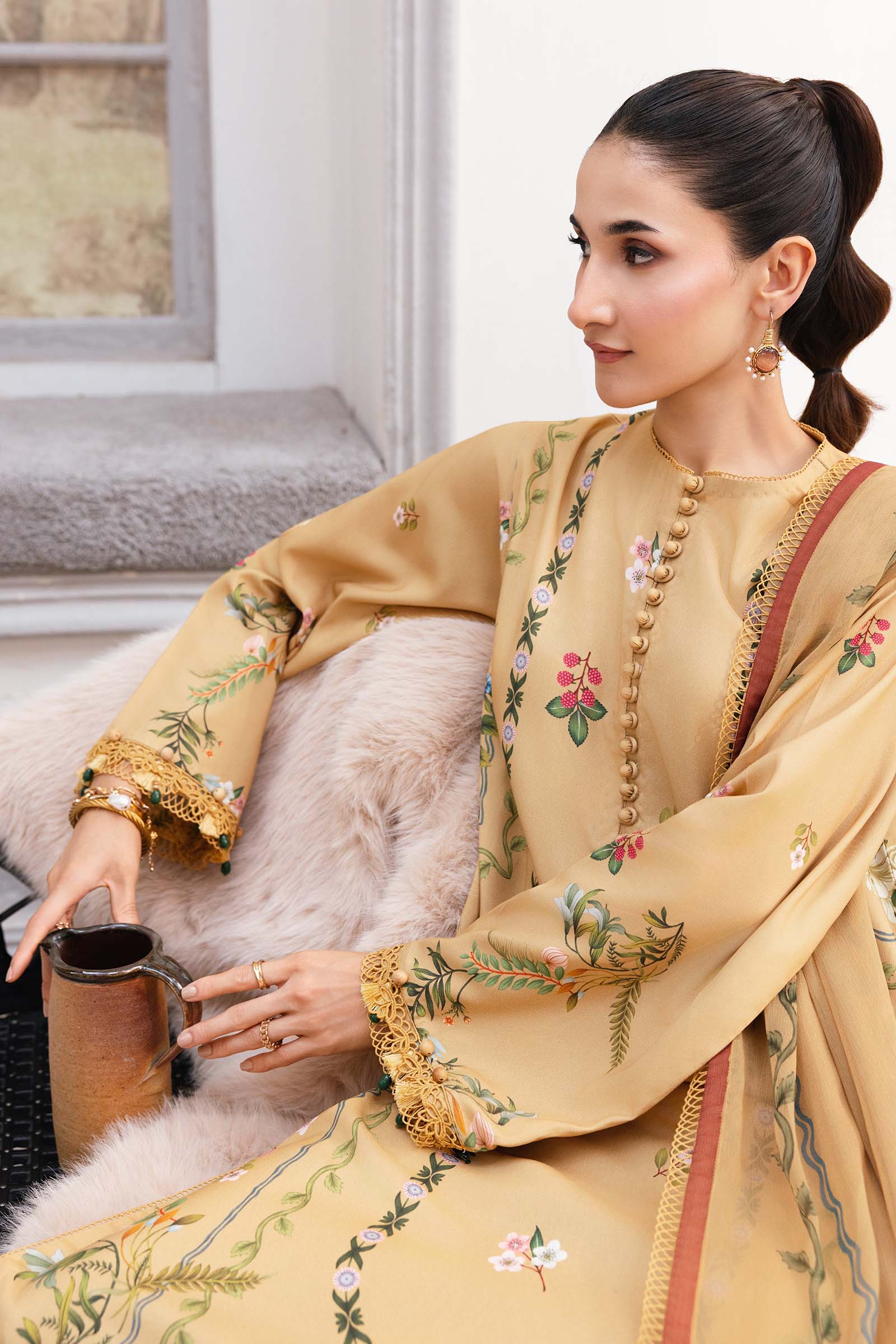 Maria B | Winter Basics 25 | MB-CUS25-1105B - House Of Hania