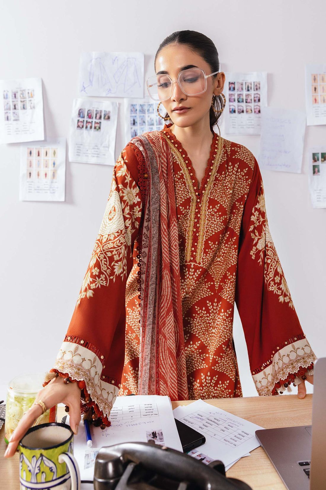 Maria B | Winter Basics 25 | MB-CUS25-1108B - House Of Hania