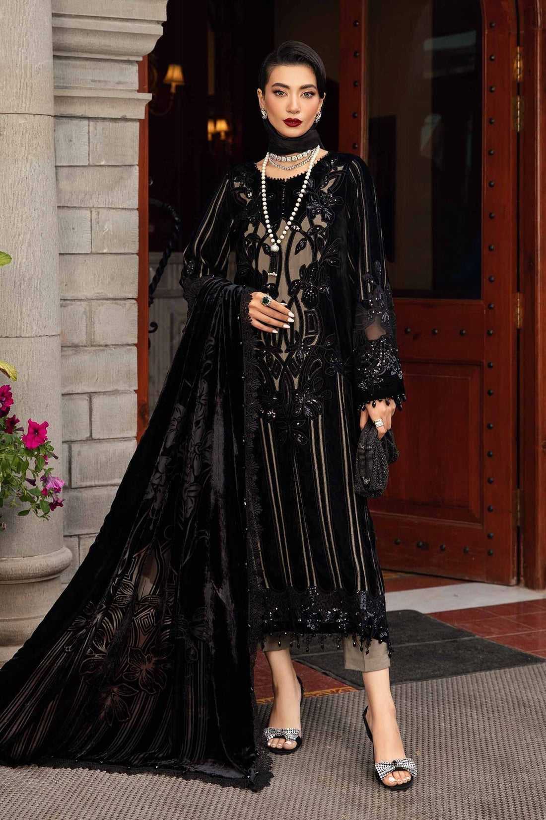 Maria B | Winter Luxe 24 | DL-1205 - House Of Hania