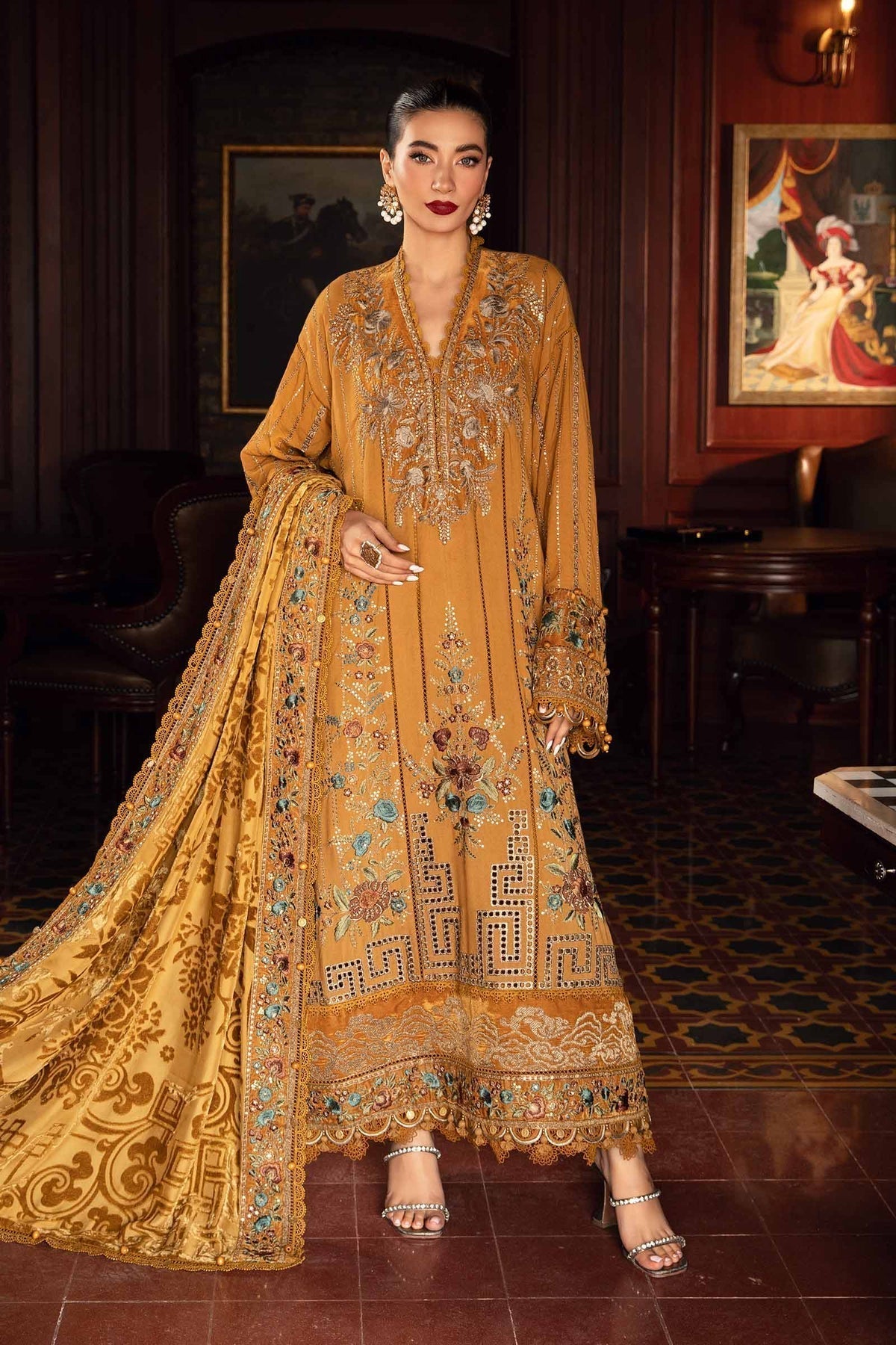 Maria B | Winter Luxe 24 | DL-1207 - House Of Hania