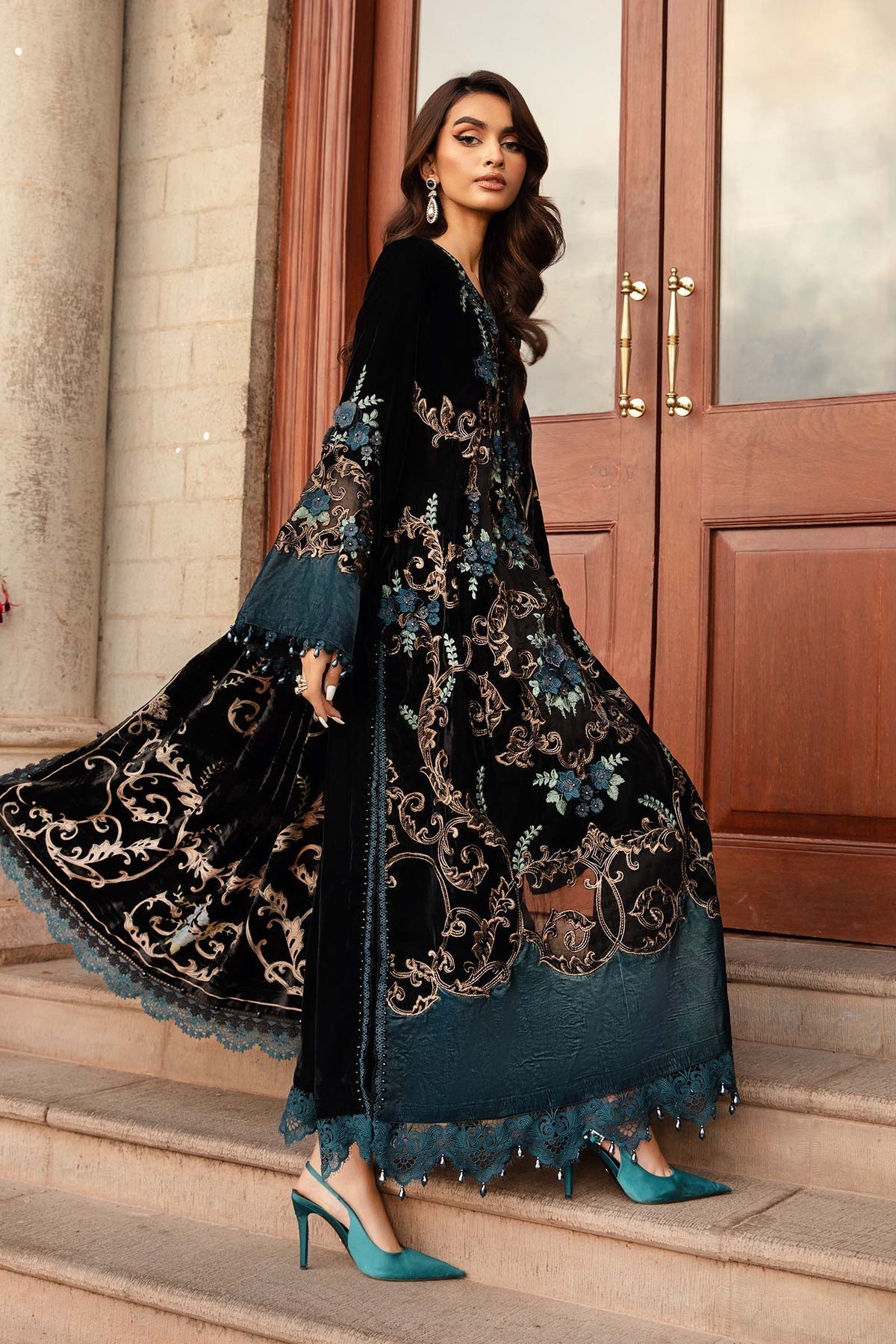 Maria B | Winter Luxe 24 | DL-1208 - House Of Hania