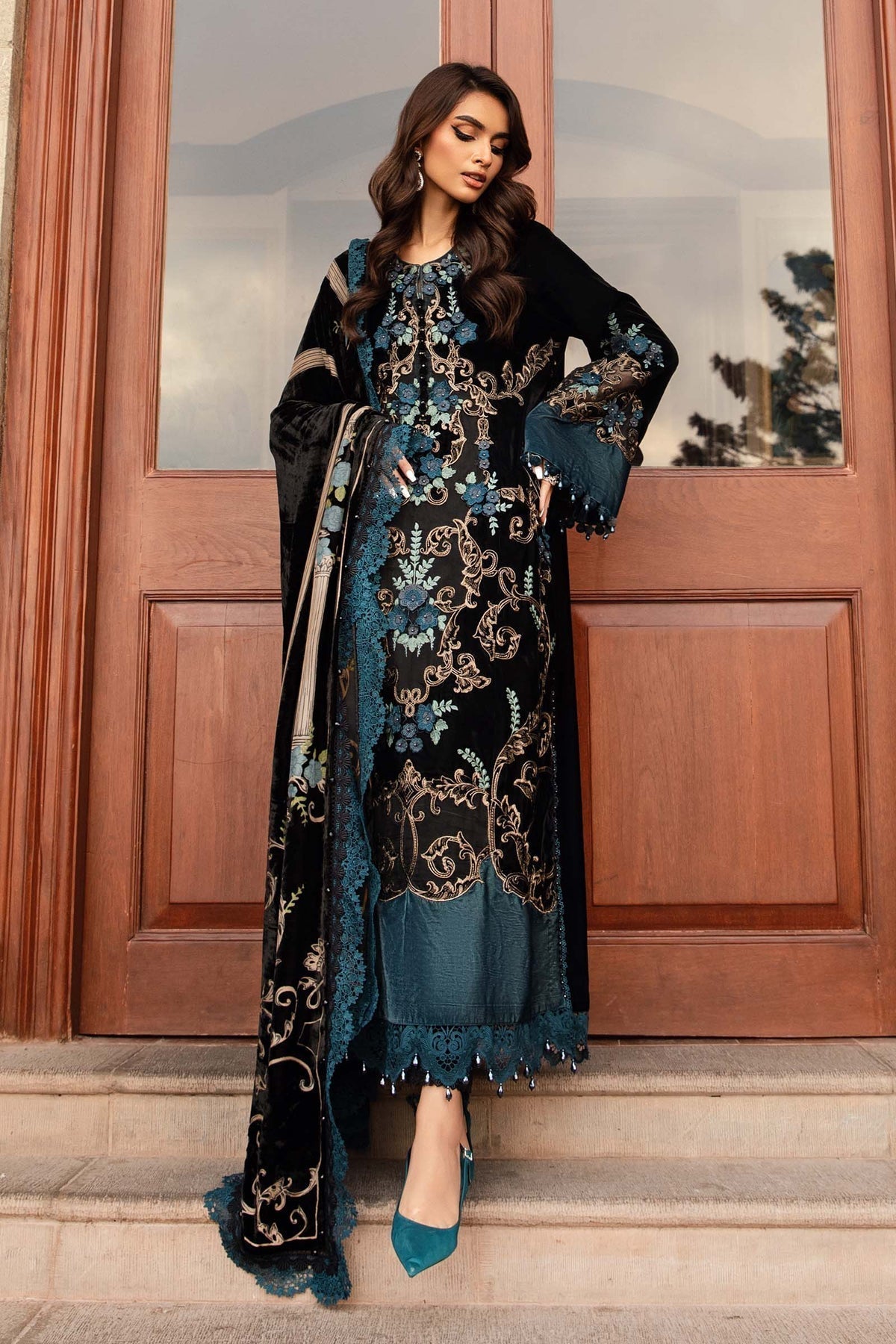 Maria B | Winter Luxe 24 | DL-1208 - House Of Hania