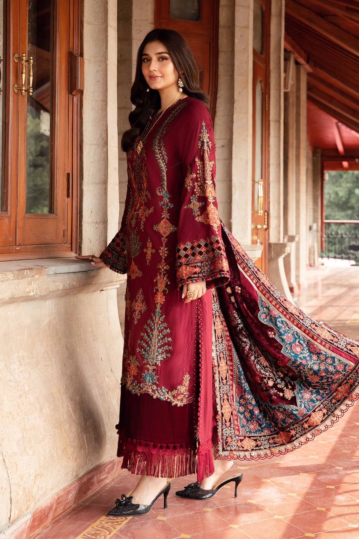 Maria B | Winter Luxe 24 | DL-1210 - House Of Hania