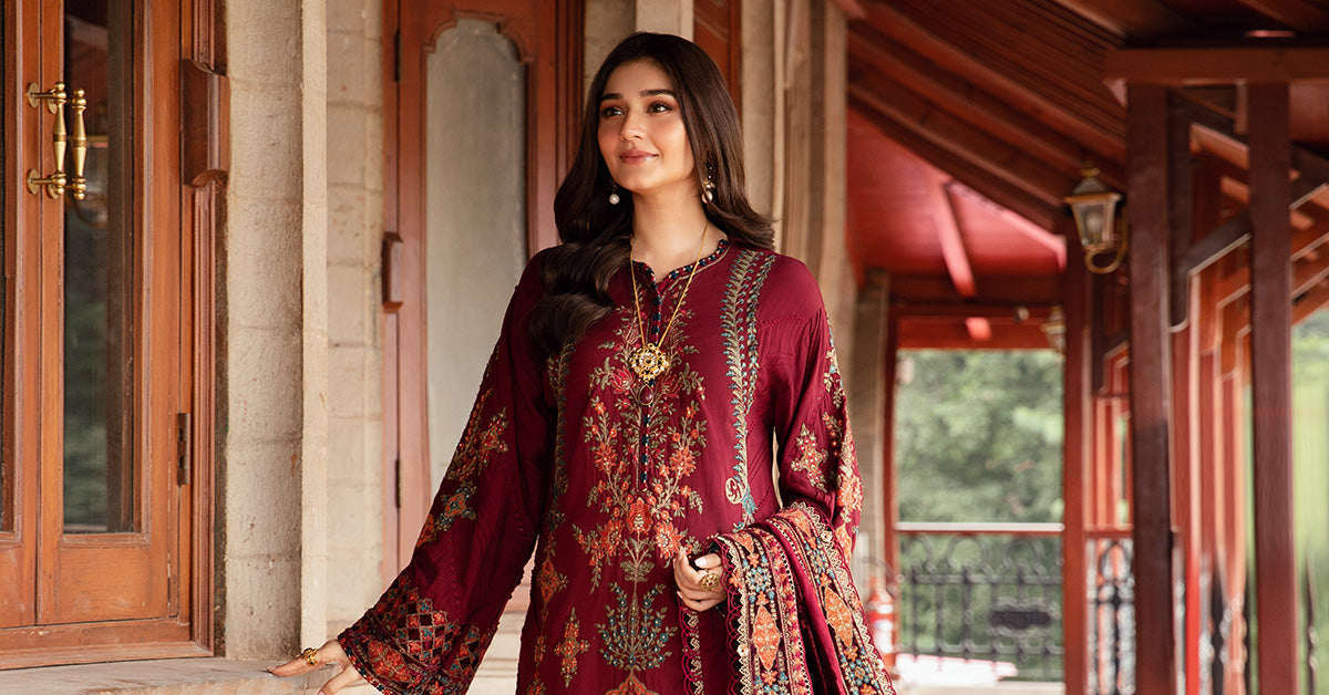 Maria B | Winter Luxe 24 | DL-1210 - House Of Hania
