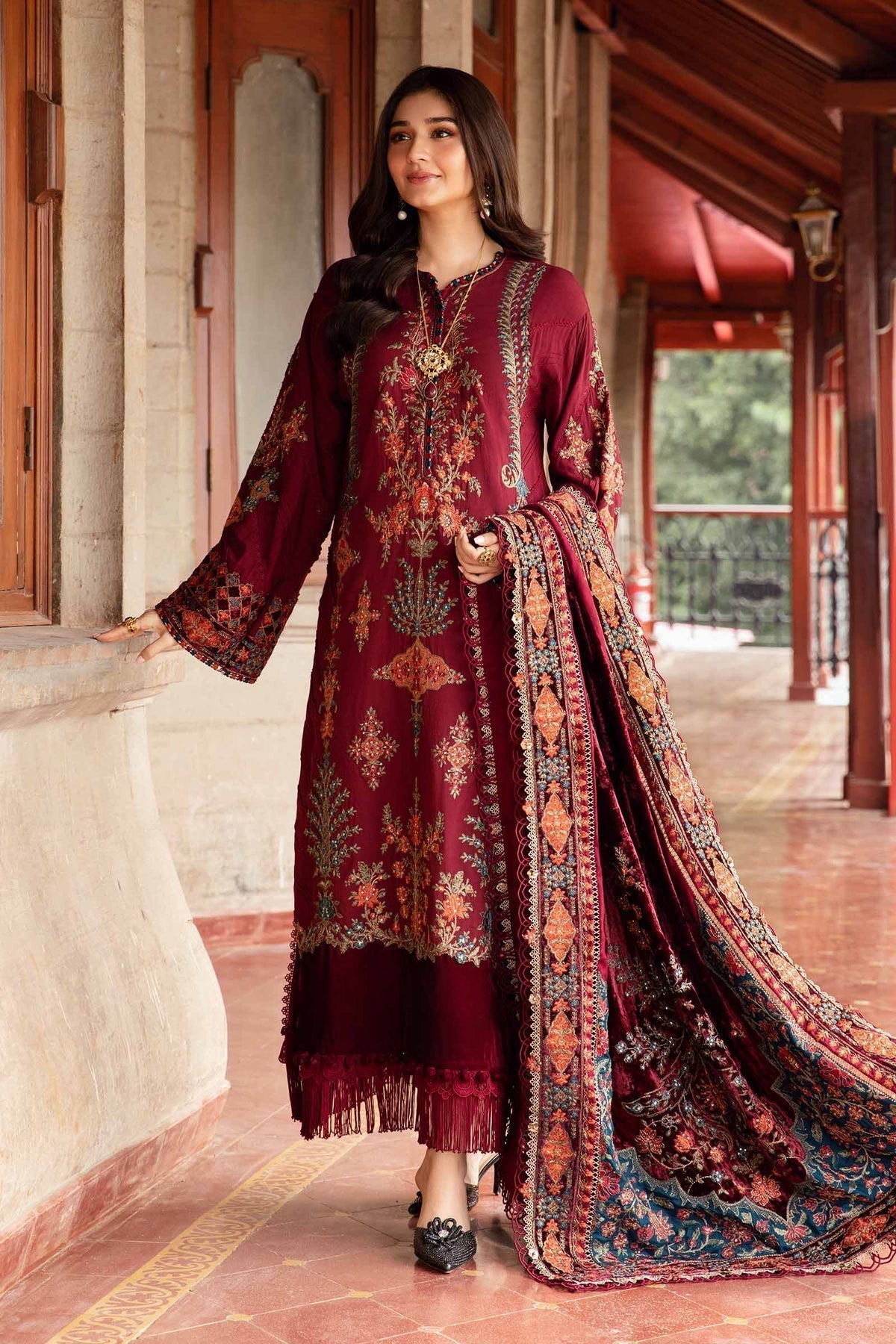 Maria B | Winter Luxe 24 | DL-1210 - House Of Hania