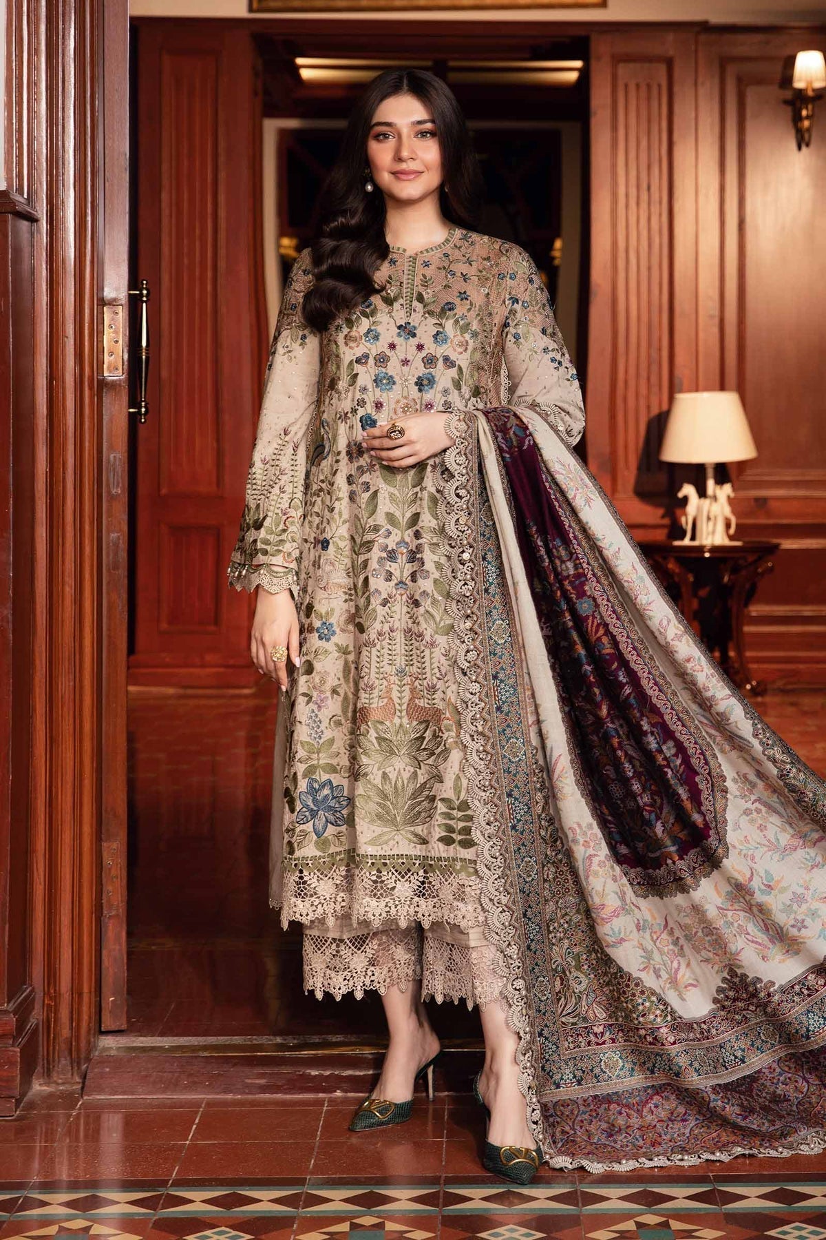 Maria B | Winter Luxe 24 | DL-1211 - House Of Hania