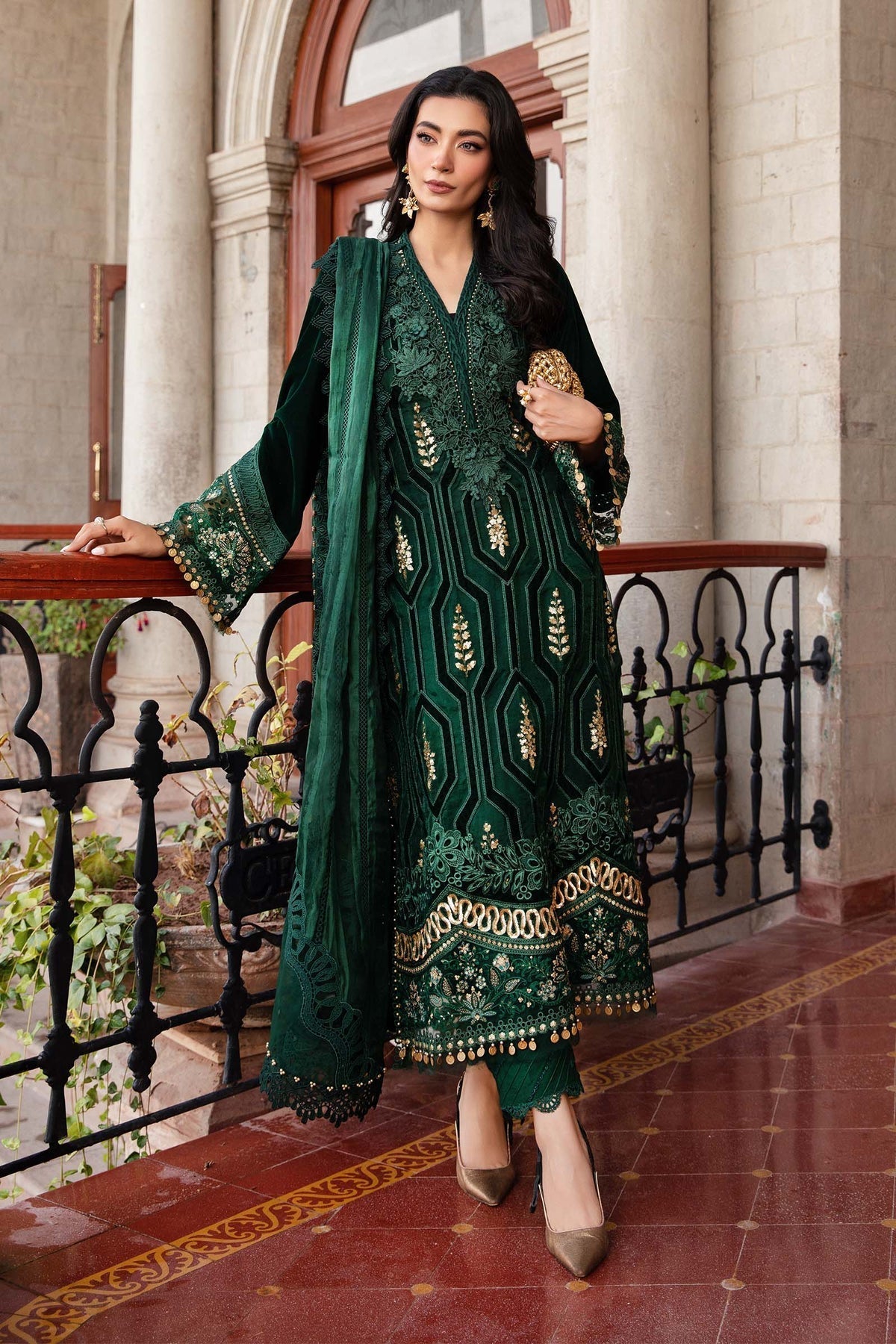 Maria B | Winter Luxe 24 | DL-1212 - House Of Hania