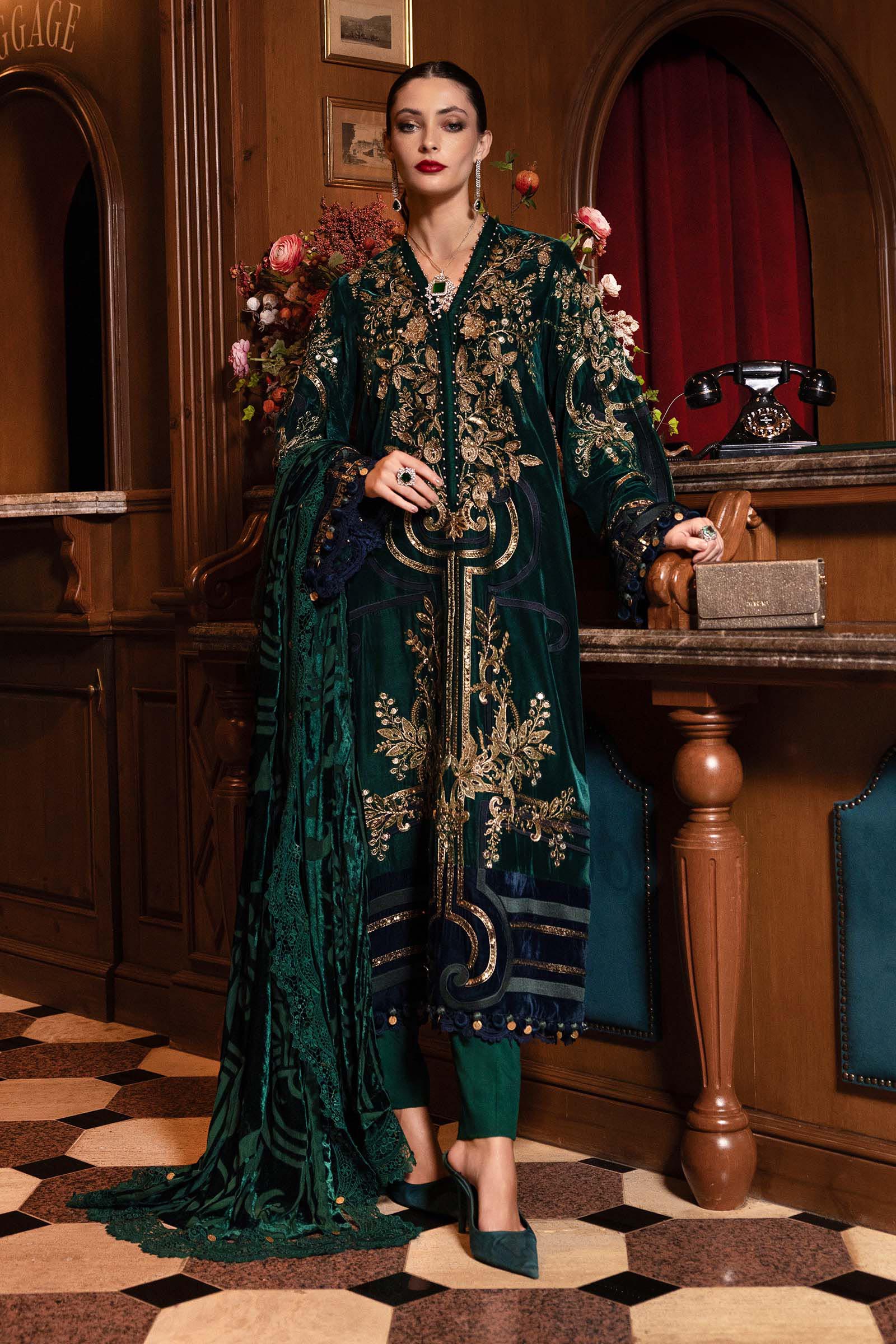 Maria B | Winter Luxe 25 | WL-1302 - House Of Hania