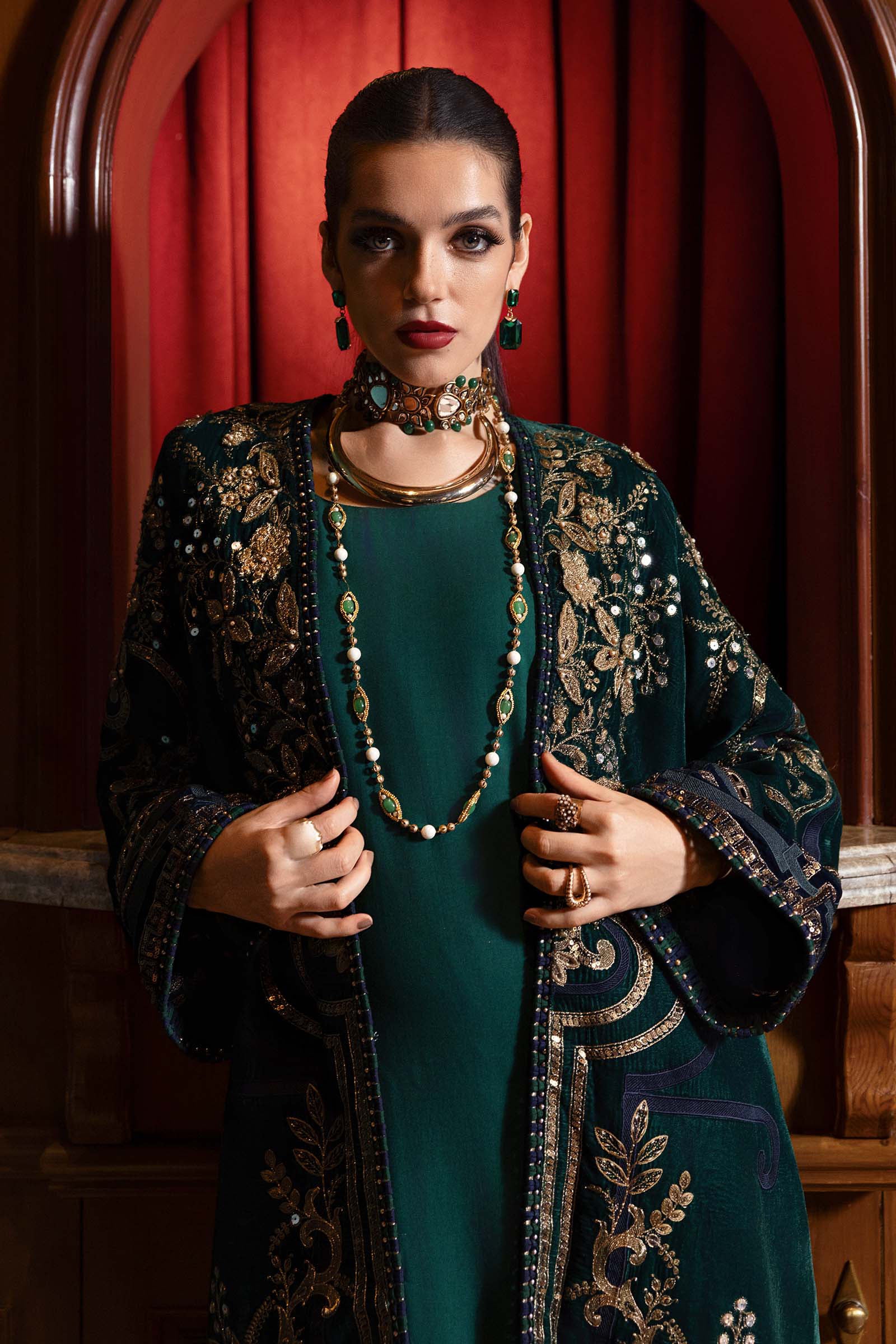 Maria B | Winter Luxe 25 | WL-1302 - House Of Hania