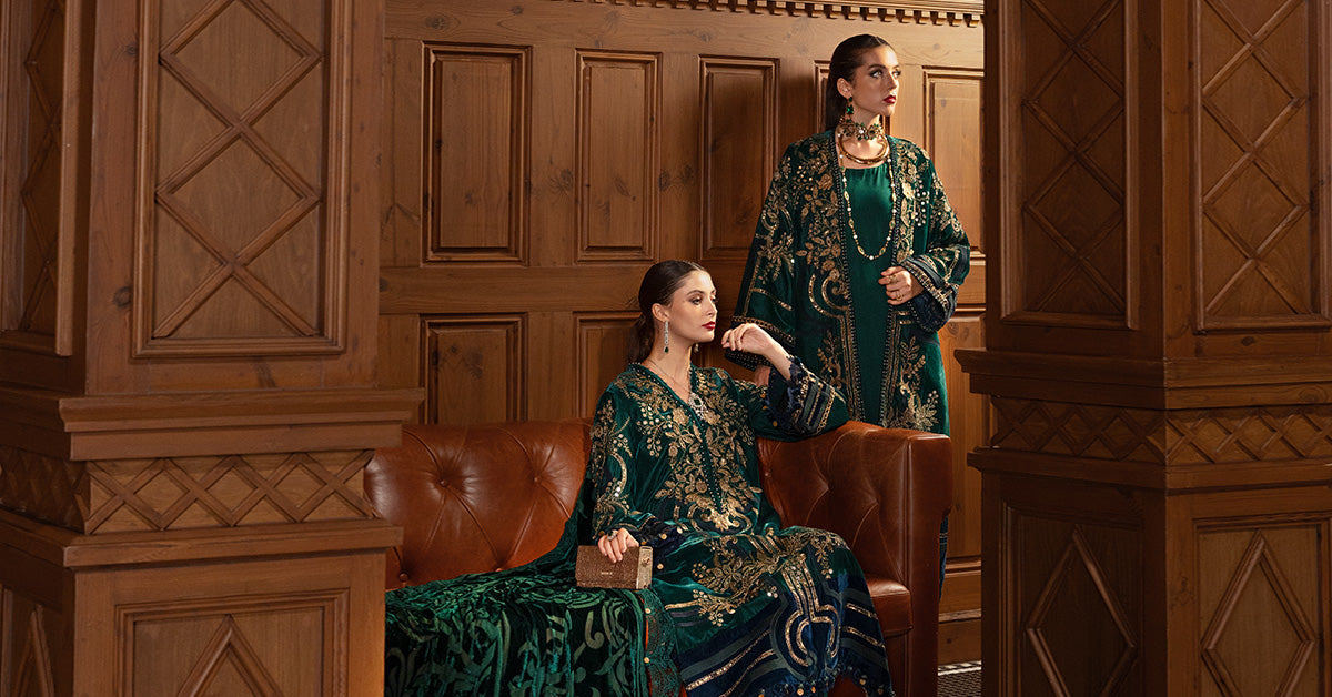 Maria B | Winter Luxe 25 | WL-1302 - House Of Hania