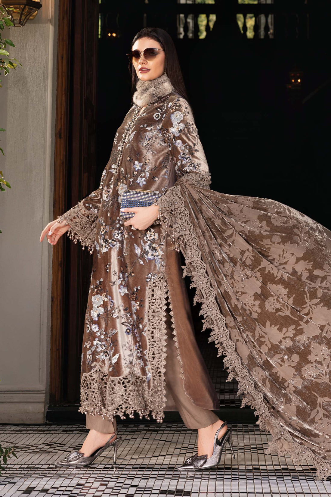 Maria B | Winter Luxe 25 | WL-1303 - House Of Hania