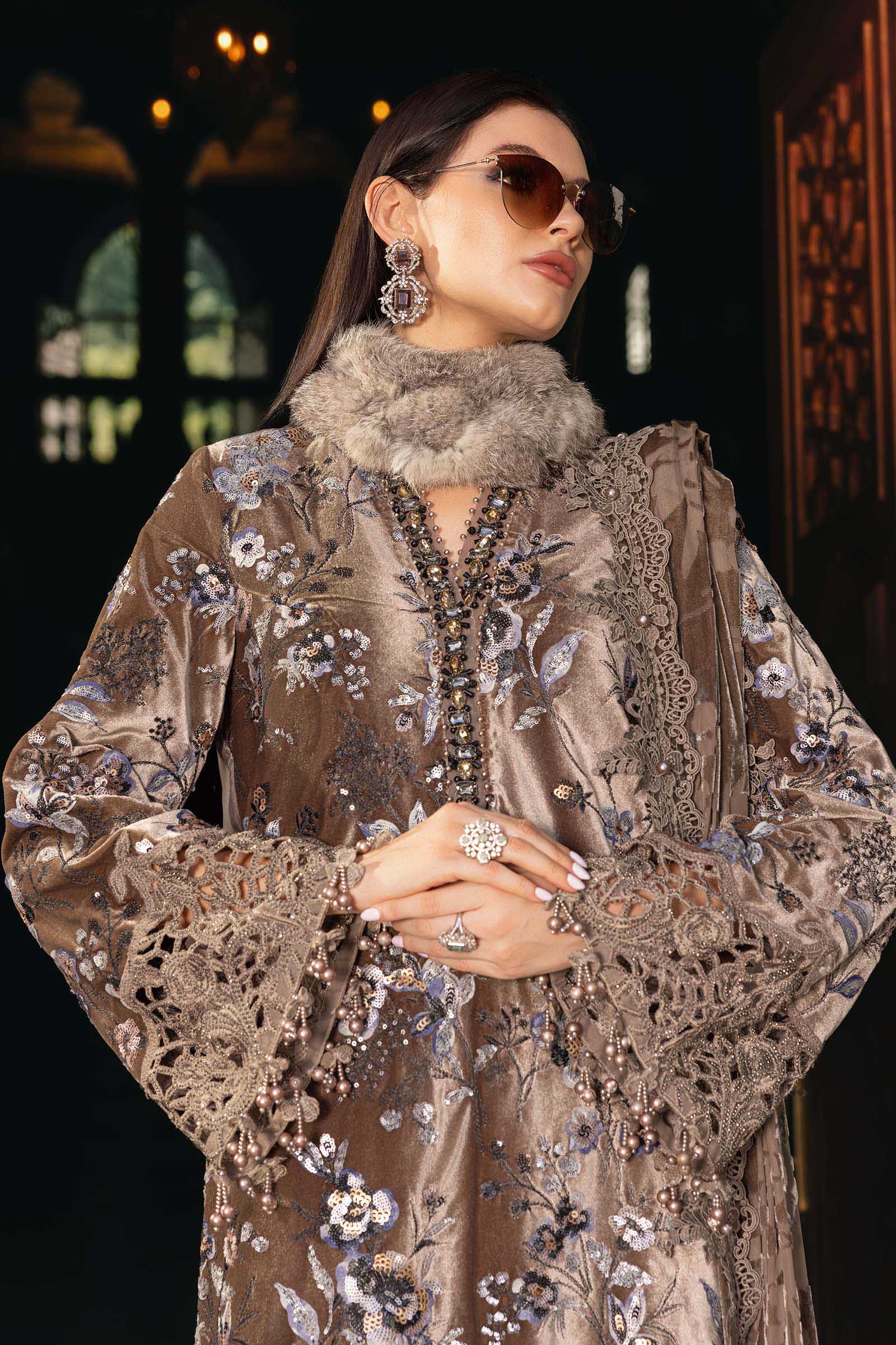 Maria B | Winter Luxe 25 | WL-1303 - House Of Hania