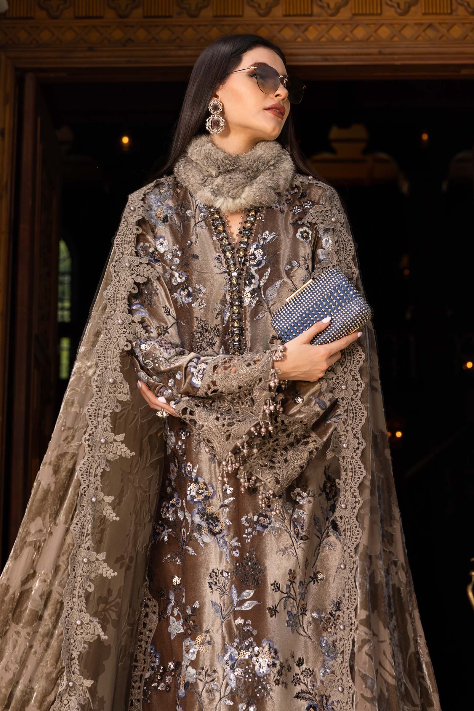 Maria B | Winter Luxe 25 | WL-1303 - House Of Hania