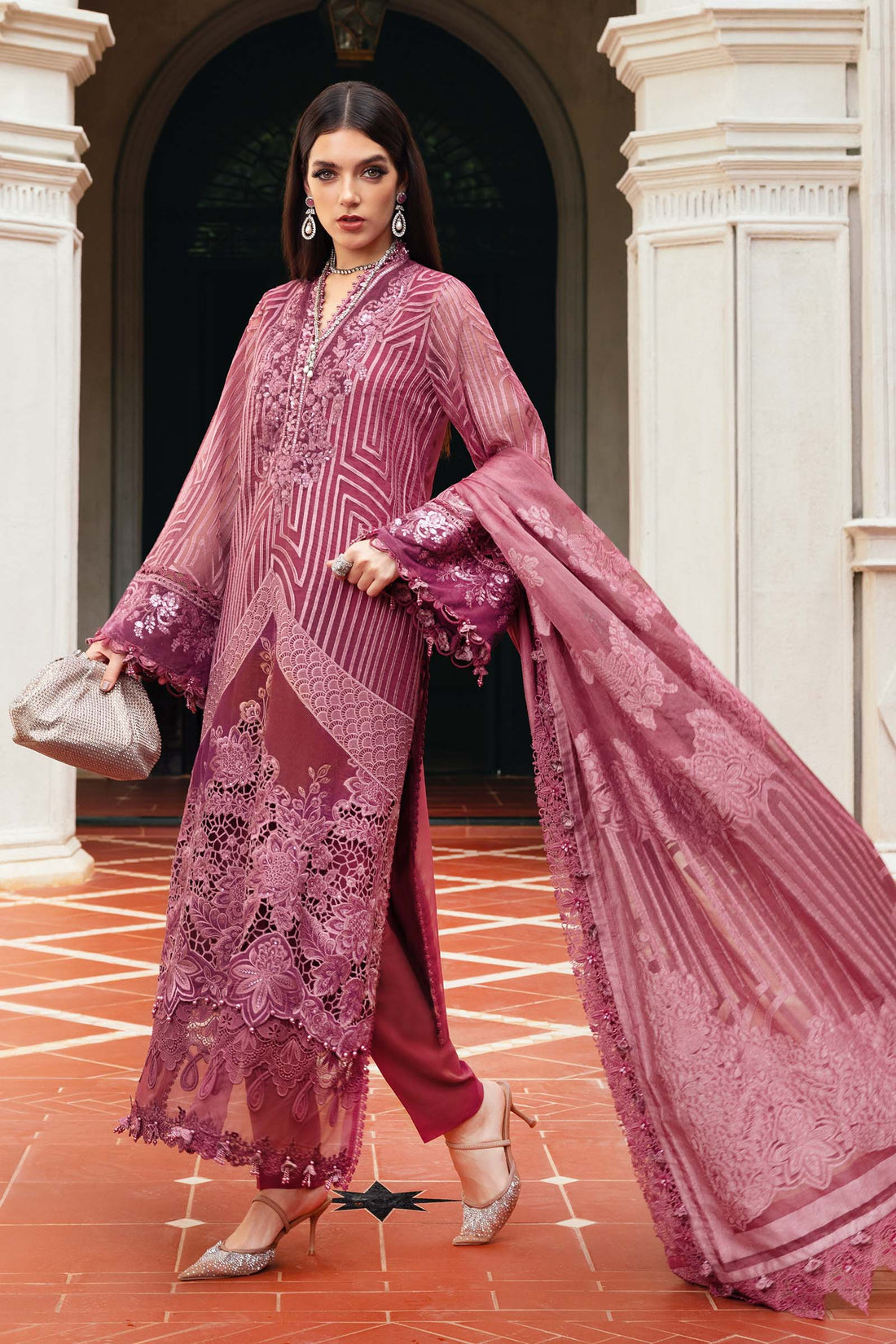Maria B | Winter Luxe 25 | WL-1304 - House Of Hania