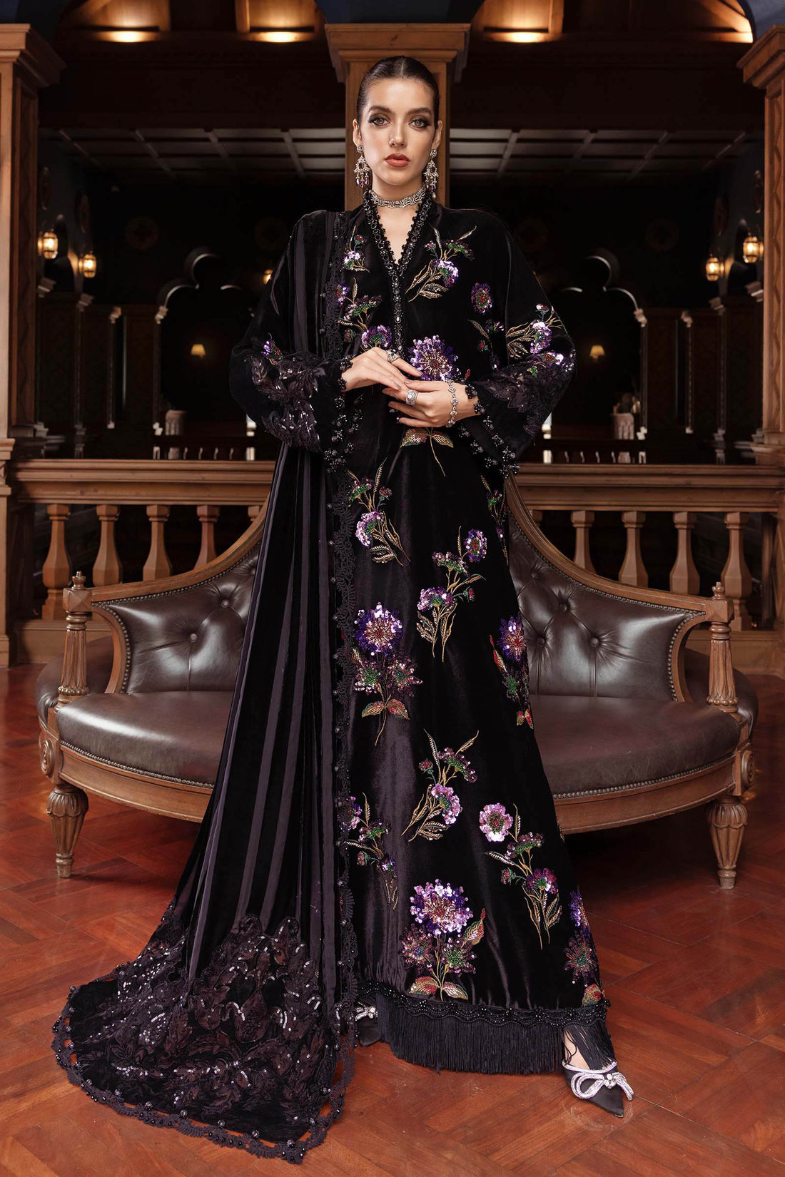 Maria B | Winter Luxe 25 | WL-1306 - House Of Hania