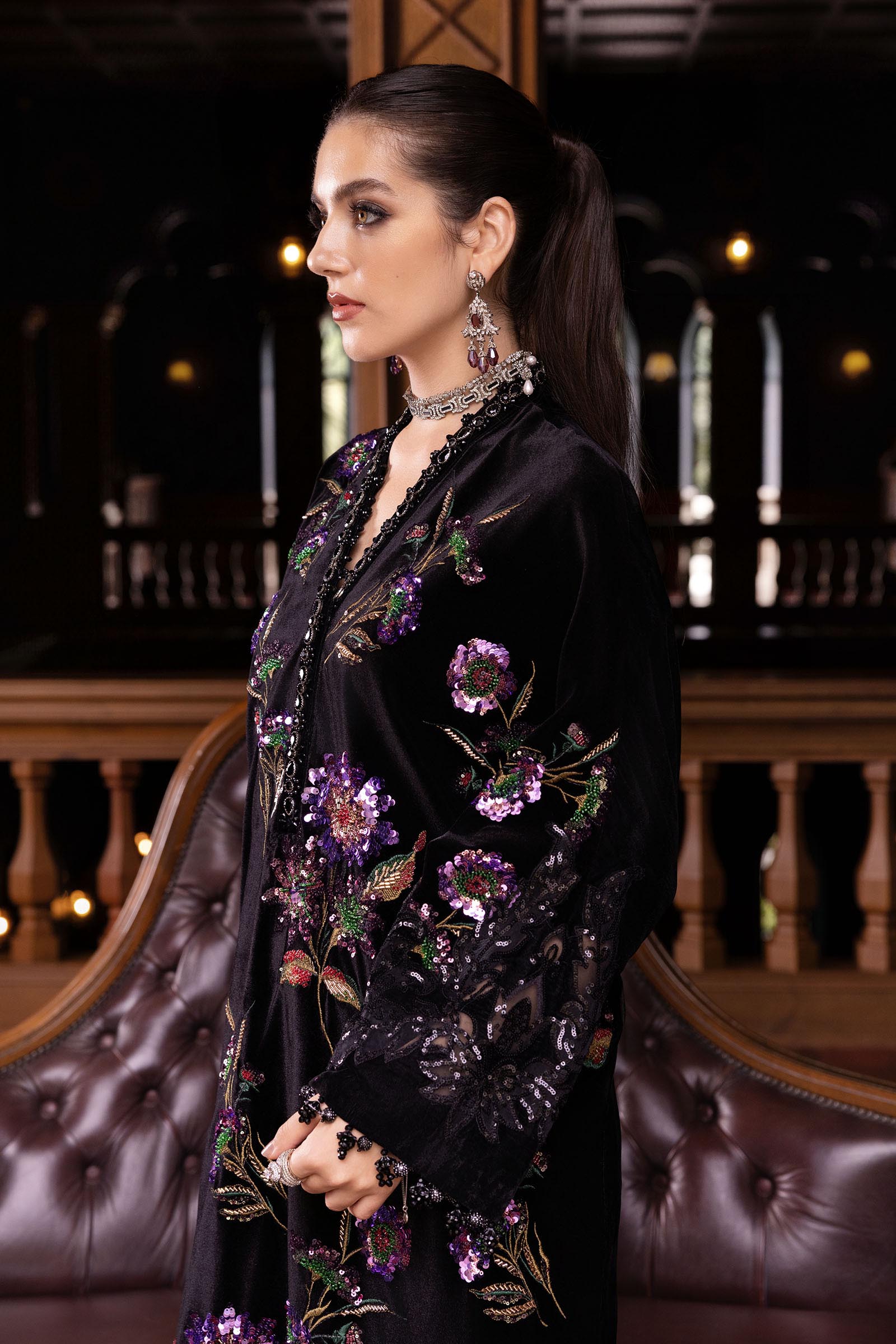 Maria B | Winter Luxe 25 | WL-1306 - House Of Hania
