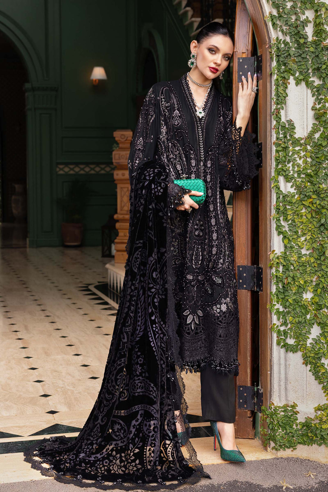 Maria B | Winter Luxe 25 | WL-1307 - House Of Hania