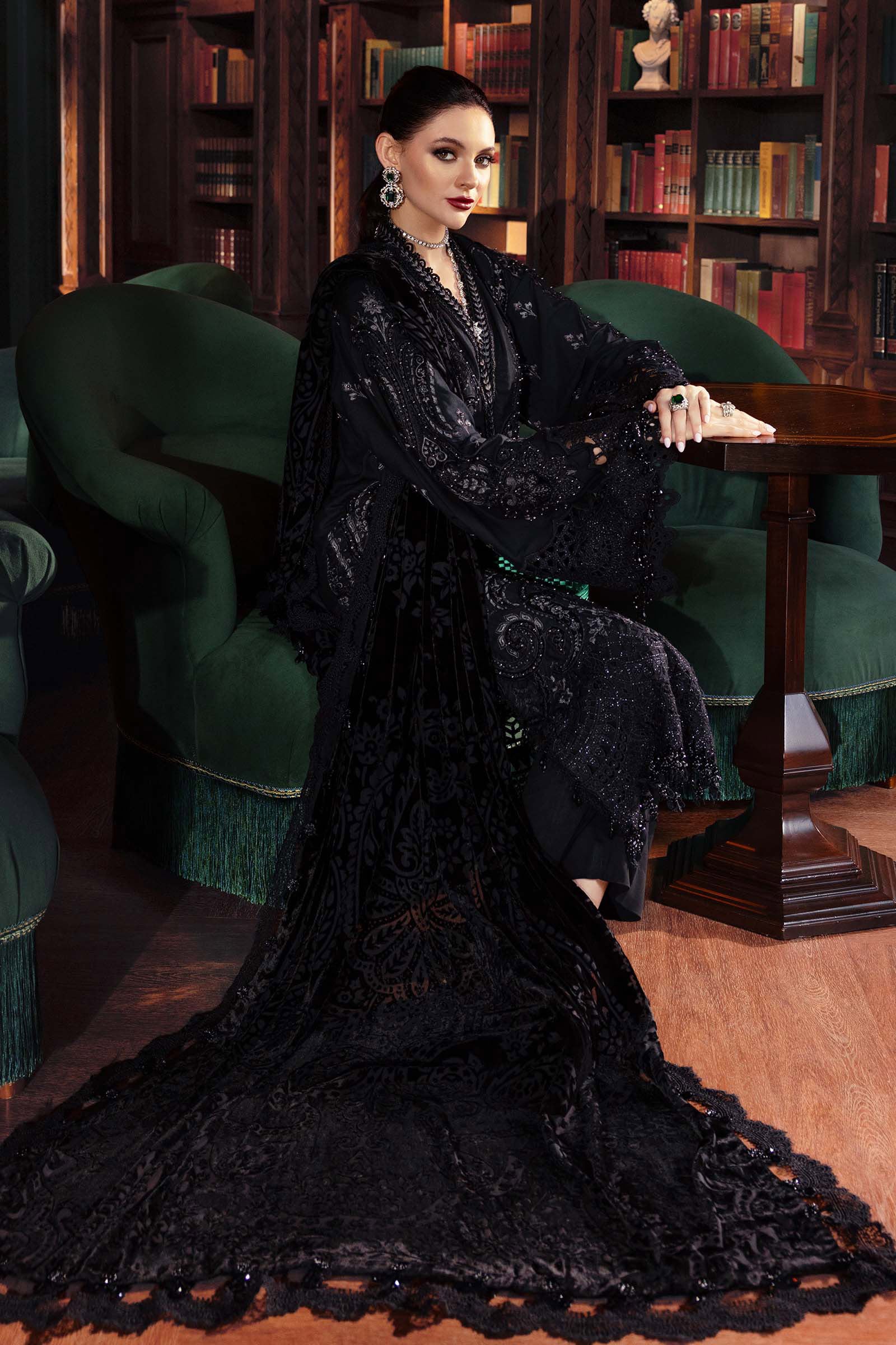 Maria B | Winter Luxe 25 | WL-1307 - House Of Hania