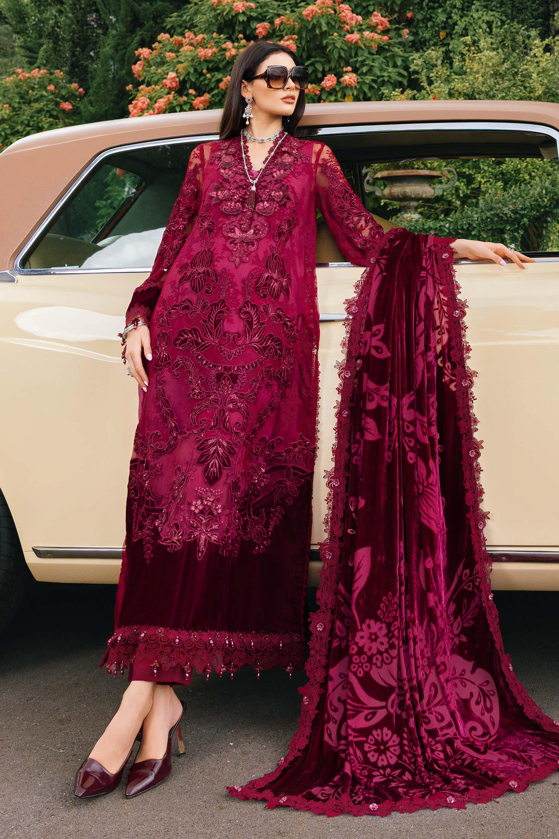 Maria B | Winter Luxe 25 | WL-1308 - House Of Hania