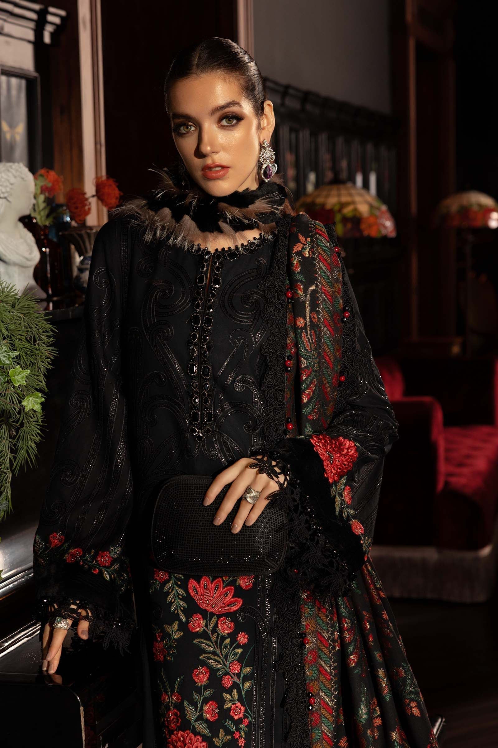 Maria B | Winter Luxe 25 | WL-1309 - House Of Hania