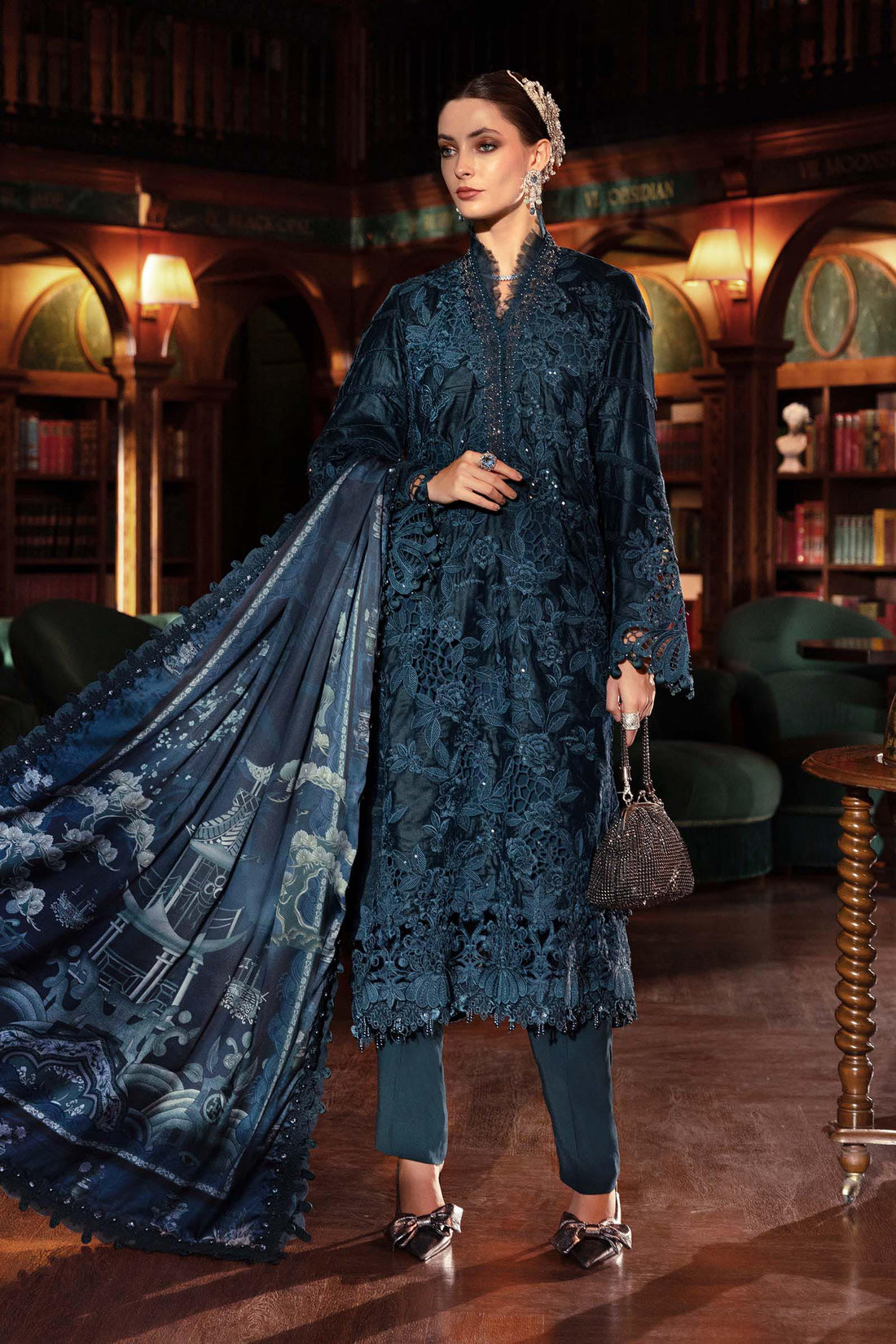 Maria B | Winter Luxe 25 | WL-1310 - House Of Hania