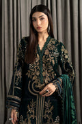 Maria B | Winter Luxe Pret 25 | WLS-1302-Emerald Green - House Of Hania