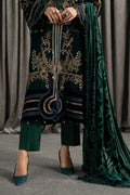 Maria B | Winter Luxe Pret 25 | WLS-1302-Emerald Green - House Of Hania