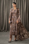 Maria B | Winter Luxe Pret 25 | WLS-1303-BEIGE - House Of Hania