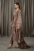 Maria B | Winter Luxe Pret 25 | WLS-1303-BEIGE - House Of Hania