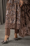 Maria B | Winter Luxe Pret 25 | WLS-1303-BEIGE - House Of Hania