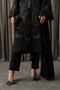 Maria B | Winter Luxe Pret 25 | WLS-1307-Black - House Of Hania