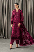 Maria B | Winter Luxe Pret 25 | WLS-1308-Maroon - House Of Hania
