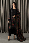 Maria B | Winter Luxe Pret 25 | WLS-1309-Black - House Of Hania