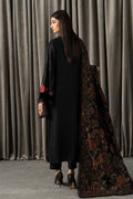 Maria B | Winter Luxe Pret 25 | WLS-1309-Black - House Of Hania