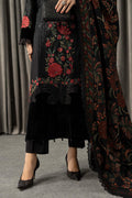 Maria B | Winter Luxe Pret 25 | WLS-1309-Black - House Of Hania