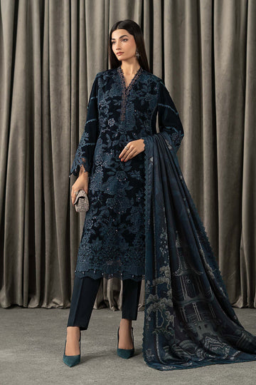 Maria B | Winter Luxe Pret 25 | WLS-1310-Teal - House Of Hania