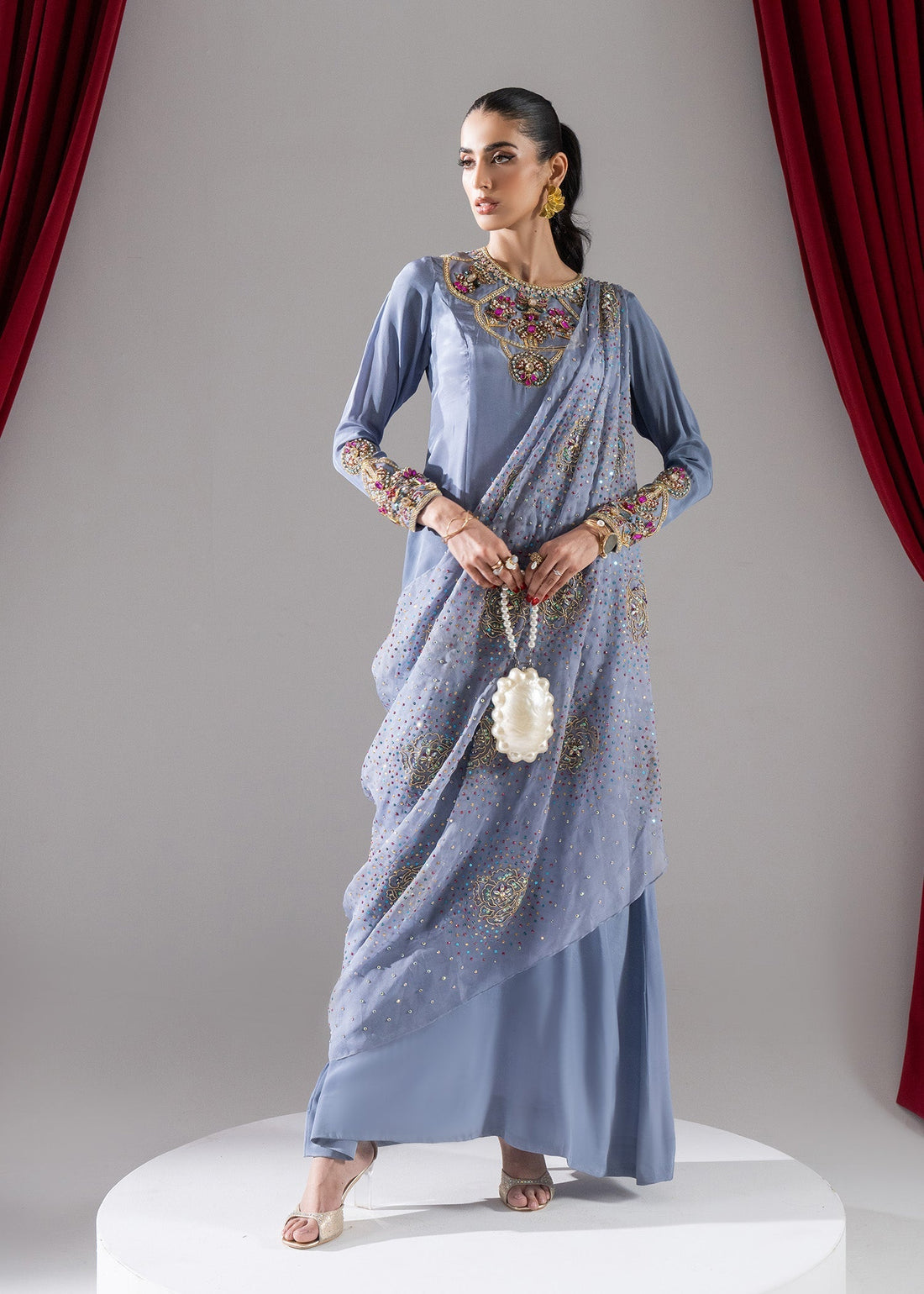 Maria Osama Khan | Celeste 24 Formals | Lune - House Of Hania