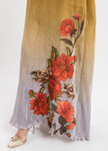 Maria Osama Khan | Claire Pleated Silk | Honeycomb - House Of Hania