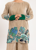 Maria Osama Khan | Claire Pleated Silk | Stardust - House Of Hania