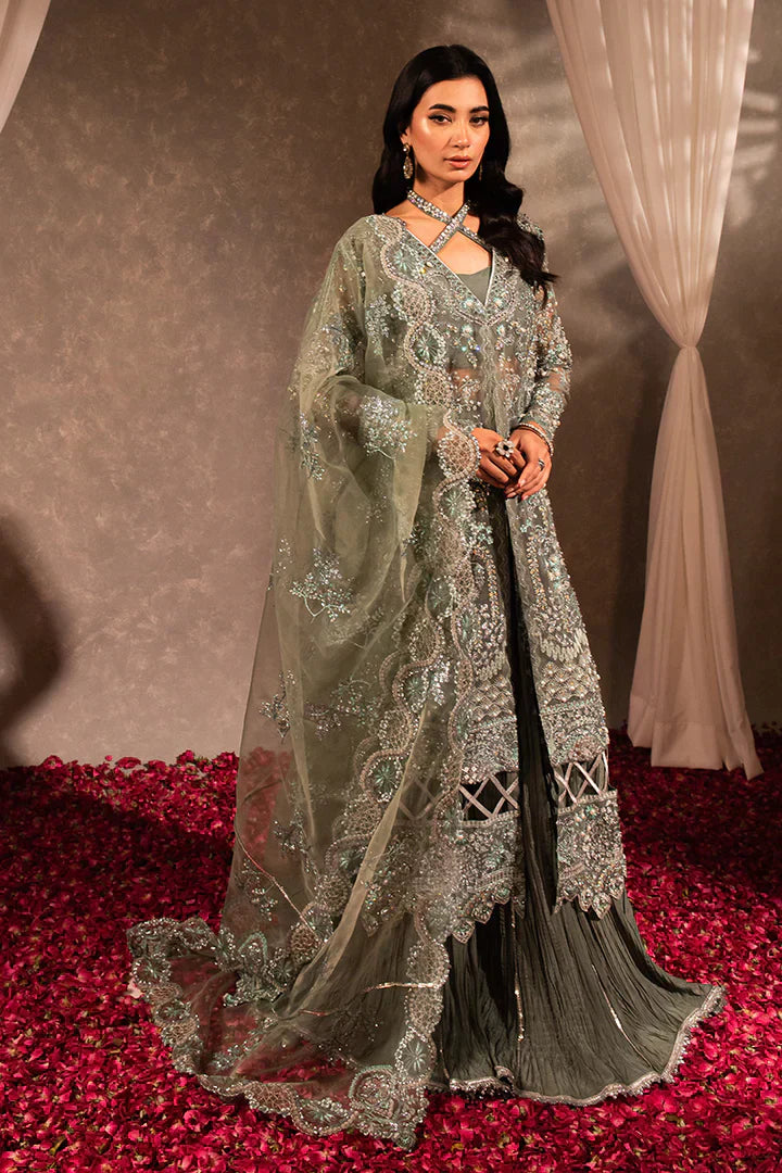 Maria Osama Khan Dastaan Festive Formal 3Pc Suit DS-01 Mehr - House Of Hania