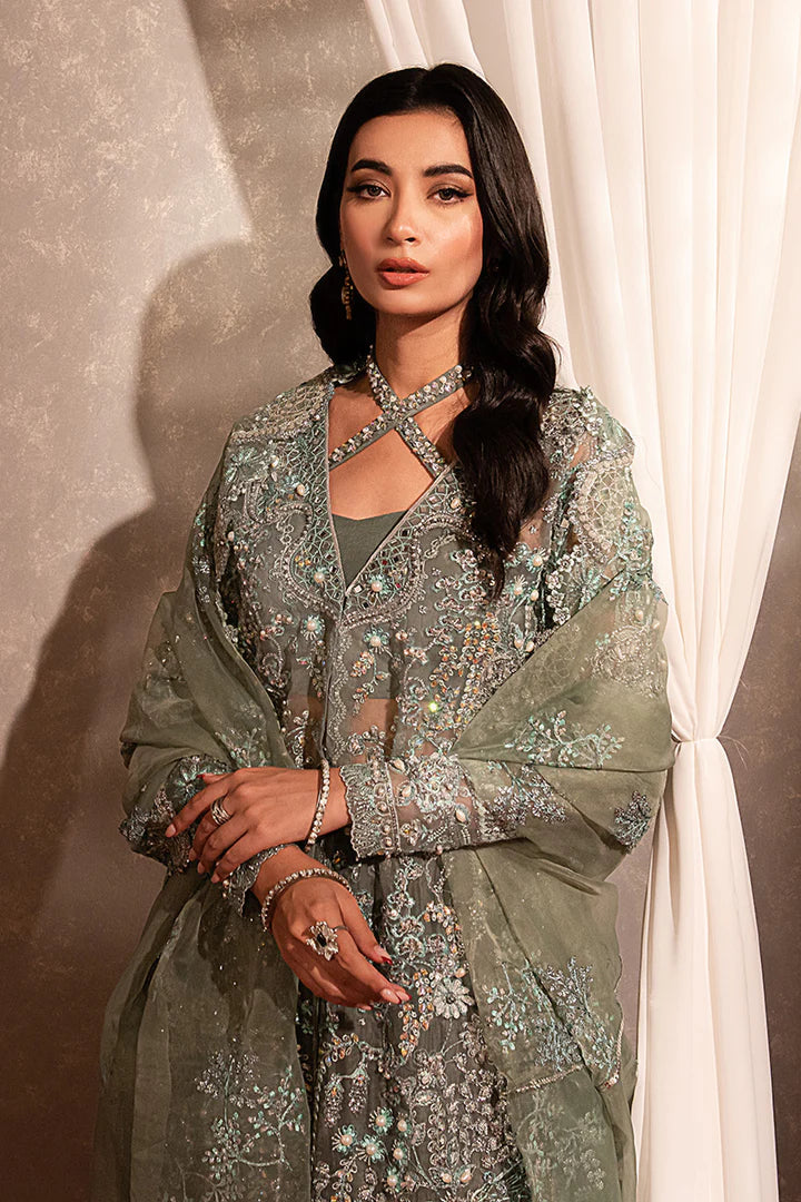 Maria Osama Khan Dastaan Festive Formal 3Pc Suit DS-01 Mehr - House Of Hania