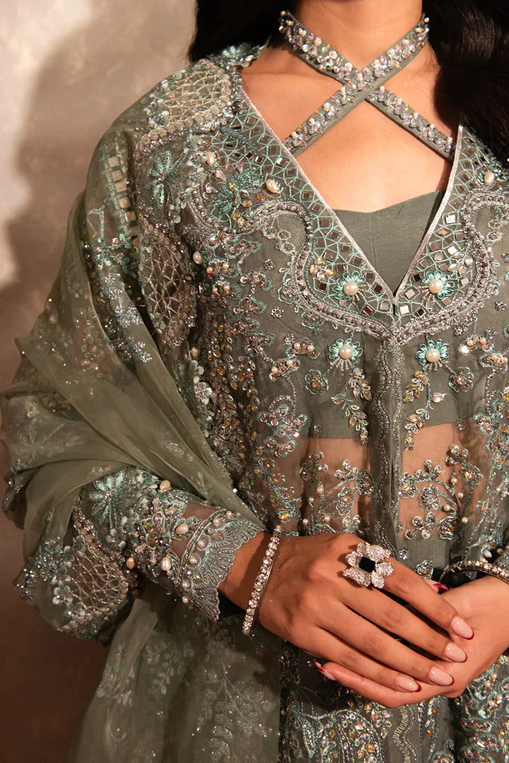 Maria Osama Khan Dastaan Festive Formal 3Pc Suit DS-01 Mehr - House Of Hania
