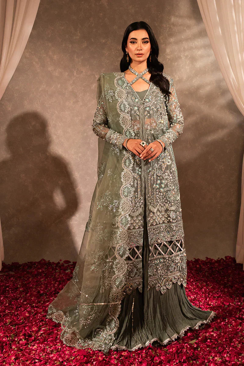 Maria Osama Khan Dastaan Festive Formal 3Pc Suit DS-01 Mehr - House Of Hania