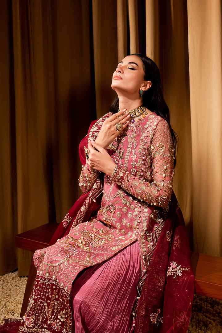 Maria Osama Khan Dastaan Festive Formal 3Pc Suit DS-05 Zari - House Of Hania